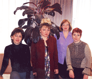 Сотрудницы библиотеки 2000-2001гг.
